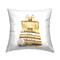 Stupell Industries Radiant Upscale Fashion Purse Designer Bookstack Throw Pillow, 18" x 18"